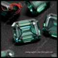 6*8mm Diamond Cut Emerald Green Moissanite Wholesale Moissanite Price